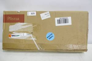 lot 325 image: Pfister Parisa Single-Handle Pull-Out Sprayer Kitchen Faucet in Polished Chrome