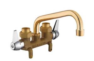 lot 305 image: Glacier Bay 2-Handle Laundry Faucet in Rough Brass