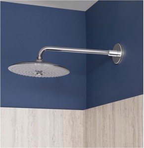 lot 320 image: GROHE Vitalio 3-Spray 10 in. Single Wall Mount Fixed Rain Shower Head in Chrome