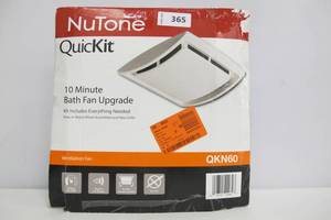 lot 365 image: Broan-NuTone QuicKit 60 CFM 2.5 Sones 10 Minute Bathroom Exhaust Fan Upgrade Kit
