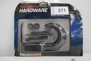 lot 371 image: TowSmart Automotive Tow Hook Kit 754 Black with Hardware
