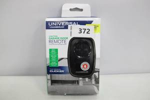 lot 372 image: Chamberlain Universal 2-Button Garage Door Remote Opener KLIK3U-BK2
