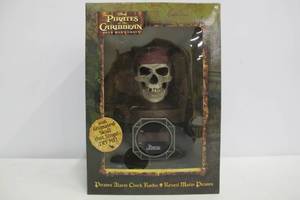 lot 397 image: Disney PC300ACR Pirates Of The Caribbean Alarm Clock Radio, Multi color