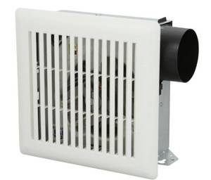 lot 383 image: Broan-NuTone 696N 50 CFM WallCeiling Mount Bathroom Exhaust Fan