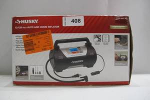 lot 408 image: Husky 12120 Volt Auto and Home Inflator
