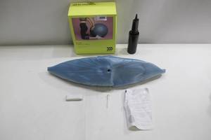 lot 409 image: All In Motion 55cm Excercise Stability Ball Blue Color