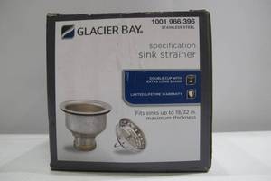lot 414 image: Glacier Bay Specification Sink Strainer in Stainless Steel