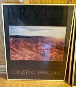 lot 3 image: Three Framed Landscape Prints by Christine Fancher