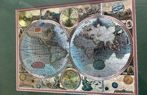 lot 122 image: Picture of Mirrored Globes