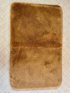 lot 32 image: 2 BrownCamel Colored Rugs