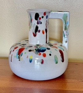 lot 35 image: Colorful Pitcher