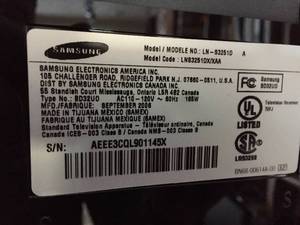 lot 84 image: Samsung TV