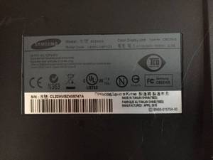 lot 88 image: Samsung Monitor