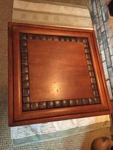 lot 109 image: Wooden Accent Table