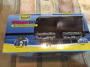 lot 110 image: Tertra Whisper Aquarium Filter with 4 Boxes of Filters