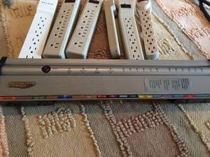 lot 142 image: Power Strip Lot Including Monster Power