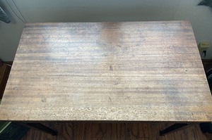 lot 43 image: Vintage DeskLibrary Table with Drawer