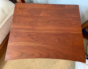lot 40 image: Three Drawer Nightstand