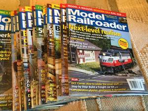 lot 265 image: Large Model Railroader and Trains Magazines