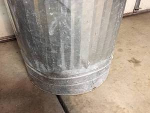 lot 274 image: Two 30 Gallon Galvanized Trash Containers