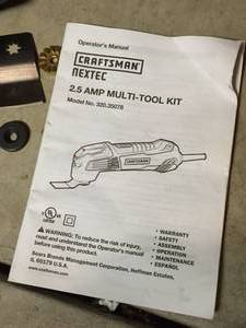 lot 282 image: Craftsman Multi Tool with Case
