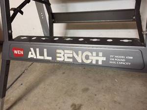 lot 287 image: WEN Folding Work Bench