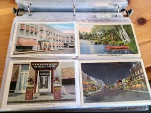 lot 237 image: Large Variety of Vintage Wisconsin Postcards