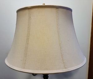lot 249 image: Brass Floor Lamp