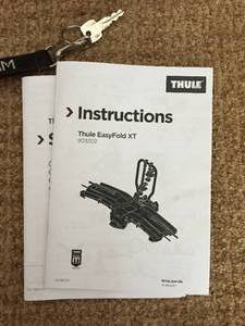 lot 301 image: Thule Easy Fold XT Bike Rack