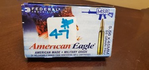 (20) Rounds 5.56x45mm