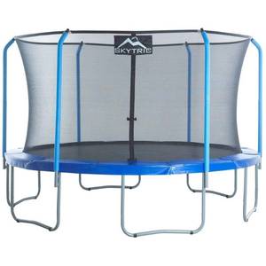 lot 124 image: SKYTRIC 13 ft. Trampoline with Top Ring Enclosure System, UBSF02-13