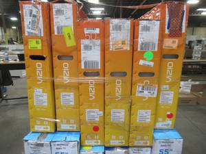 lot 20 image: UNTOUCHED Wholesale Pallet of 50 & 55 Smart Ultra HD TVs - $ 3,959.88 RETAIL VALUE