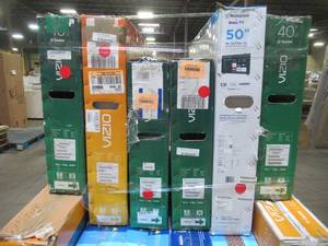 lot 21 image: UNTOUCHED Wholesale Pallet of 40, 50, 55 & 65 Smart Ultra HD TVs - $ 4,289.90 RETAIL VALUE