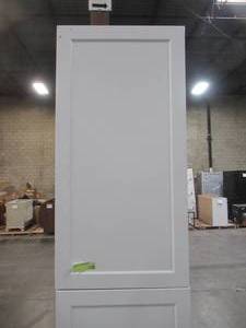 lot 319 image: Hampton Bay Designer Series Melvern Assembled 18x90x23.75 in. Pantry Kitchen Cabinet in White T1890-MLWH