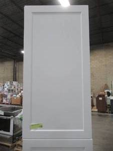 lot 320 image: Hampton Bay Designer Series Melvern Assembled 18x90x23.75 in. Pantry Kitchen Cabinet in White T1890-MLWH