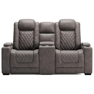 lot 2A image: Ashley Furniture HyllMont Reclining Loveseat 9300318 - Brand New  LOW $800.00 RESERVE