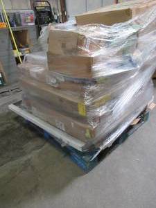lot 220 image: WHOLESALE MIXED PALLET OF MISCELLANEOUS OUTDOOR BUILDING MATERIALS, ACCESSORIES, DECOR AND MORE