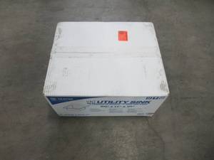 lot 46 image: MUSTEE 17 in. x 20 in. Fiberglass Self-Rimming Utility Sink in White 11