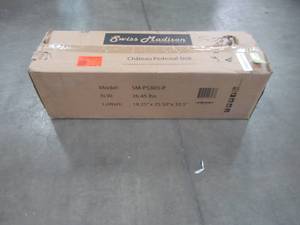 lot 101 image: Swiss Madison Chateau Pedestal Bathroom Base Only in White SM-PS305