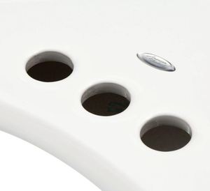 lot 103 image: American Standard Cornice Wall-Mount Bathroom Sink in White 0611.004.020