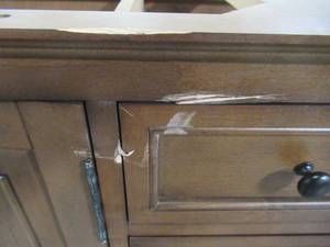 lot 118 image: Home Decorators Collection Clinton 72 in. W Double Vanity in Almond Latte 9785100810