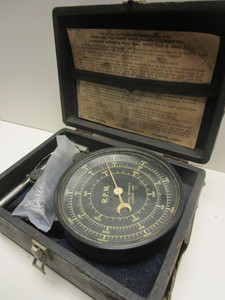 VINTAGE JONES MULTIPLE RANGE HAND PORTABLE TACHOMETER