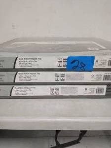 3 TRAFFICMASTER BlackGray 24 in. x 24 in. x .52 in. Dual Sided Impact Tile