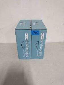 2 SPACEMAKER SUIT HANGER 50 PACH EACH