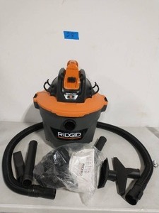 RIDGID 9 Gal. 18-Volt Cordless WetDry Shop Vacuum (Tool Only) with Filter, Hose and Accessories