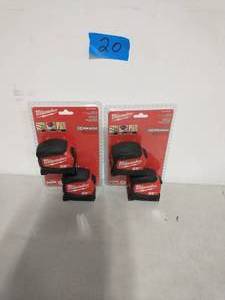 2 25 ft. x 1.2 in. Compact Wide Blade Tape Measure (2-Pack EACH