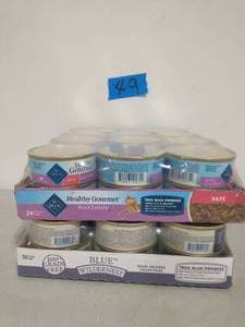 2 PACKS OF Blue Buffalo Healthy Gourmet Pate Beef Entree Adult Canned Cat Food, 5.5-oz, case of 24