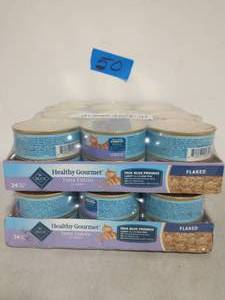 2 PACKS OF Blue Buffalo Healthy Gourmet TUNA Entree Adult Canned Cat Food, 5.5-oz, case of 24