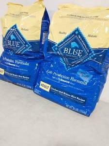 2 BAGS OF 30 LBS EACH OF Blue Buffalo Life Protection Formula Adult Chicken & Brown Rice Recipe Dry Dog Food