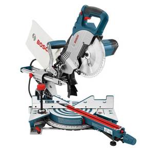 BOSH 12 Amp 8-12 in. Corded Portable Single Bevel Sliding Compound Miter Saw with 48-Tooth Carbide Blade